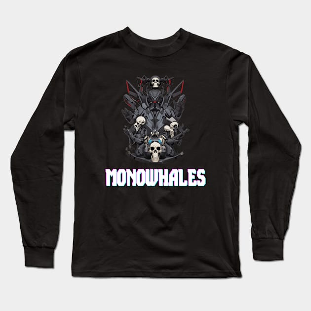 Monowhales Long Sleeve T-Shirt by Maheswara.Momocats